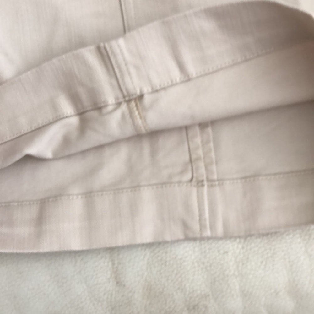 Talbots NWT light khaki denim pencil skirt - Picture 4 of 10